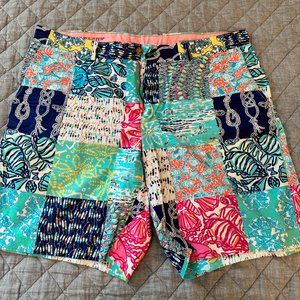 Men's Lilly Pulitzer "patchwork" print short.  Size 40.